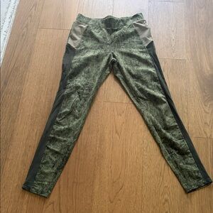 Stylish Green and Black Women's Pants